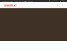 Tablet Screenshot of gebzetabelaci.com